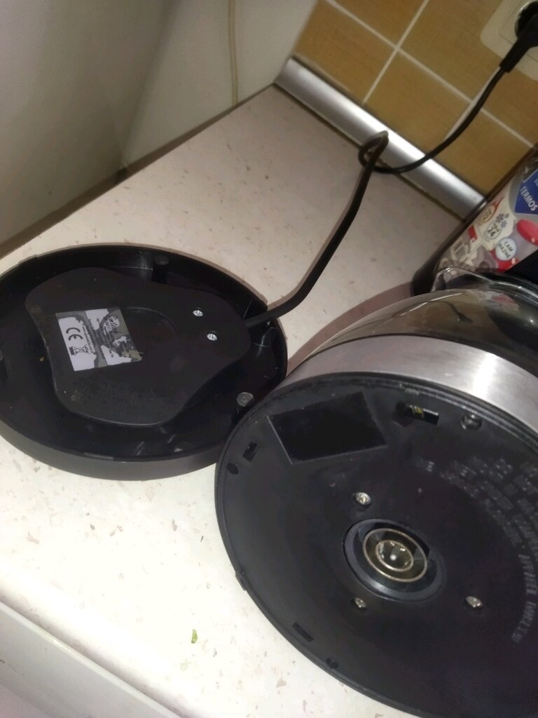 mavi ışıklı Cam kettle sim tech - 7