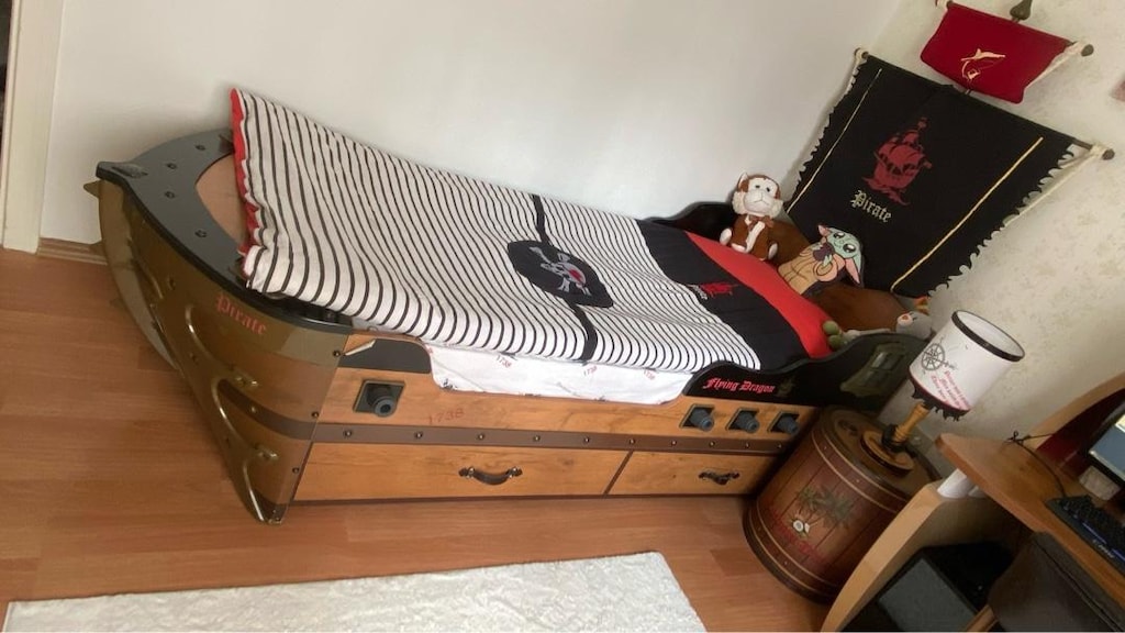 Komple Korsan Temalı Genç Odası+ Halilar + Tül-Perde - 8