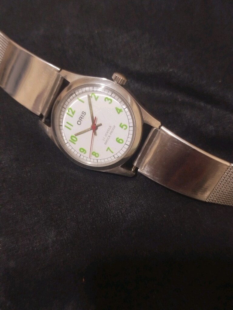ORİS Star. vintage military 21 jewels kurmalı. 35 mm - 2