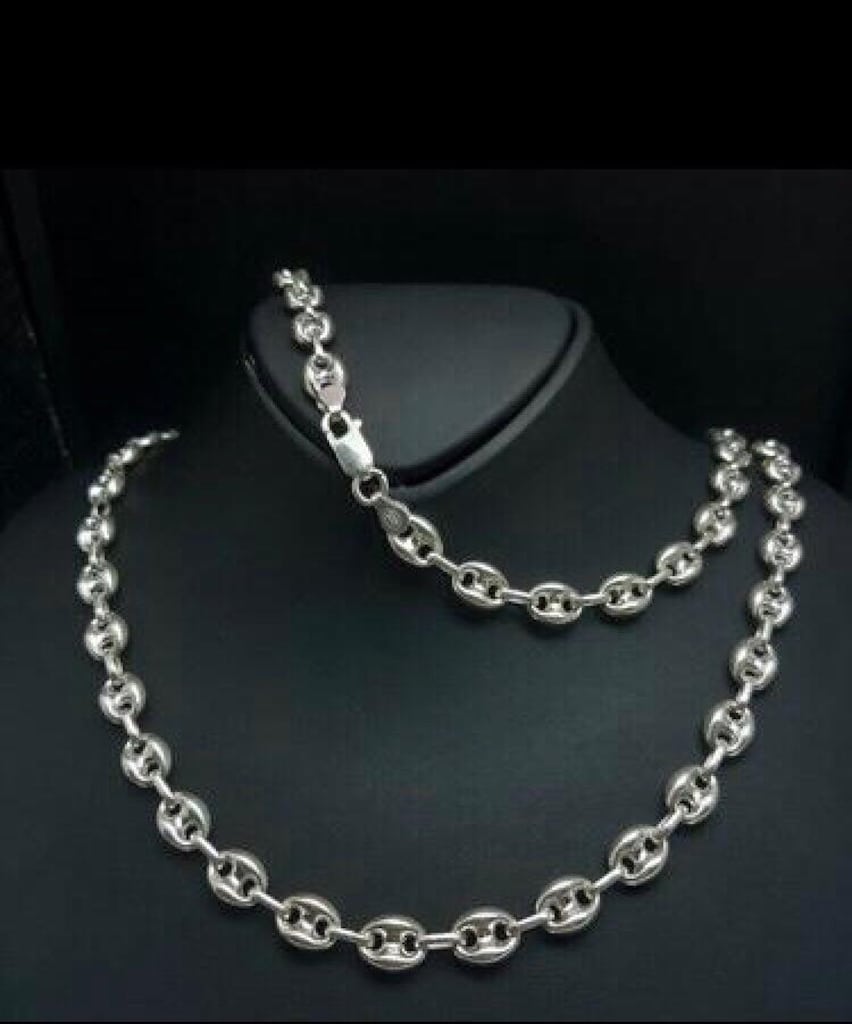 Gemici düğümü Unisex gümüş kolye - 4