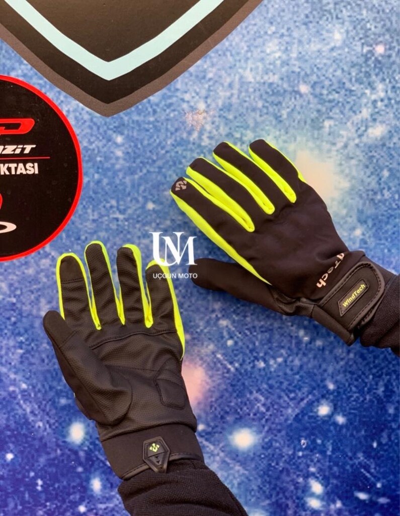 ŞOK KAMPANYA NAKİTE ÖZEL WINDTECH KORUMALI MOTORCU ELDİVENİ - 8