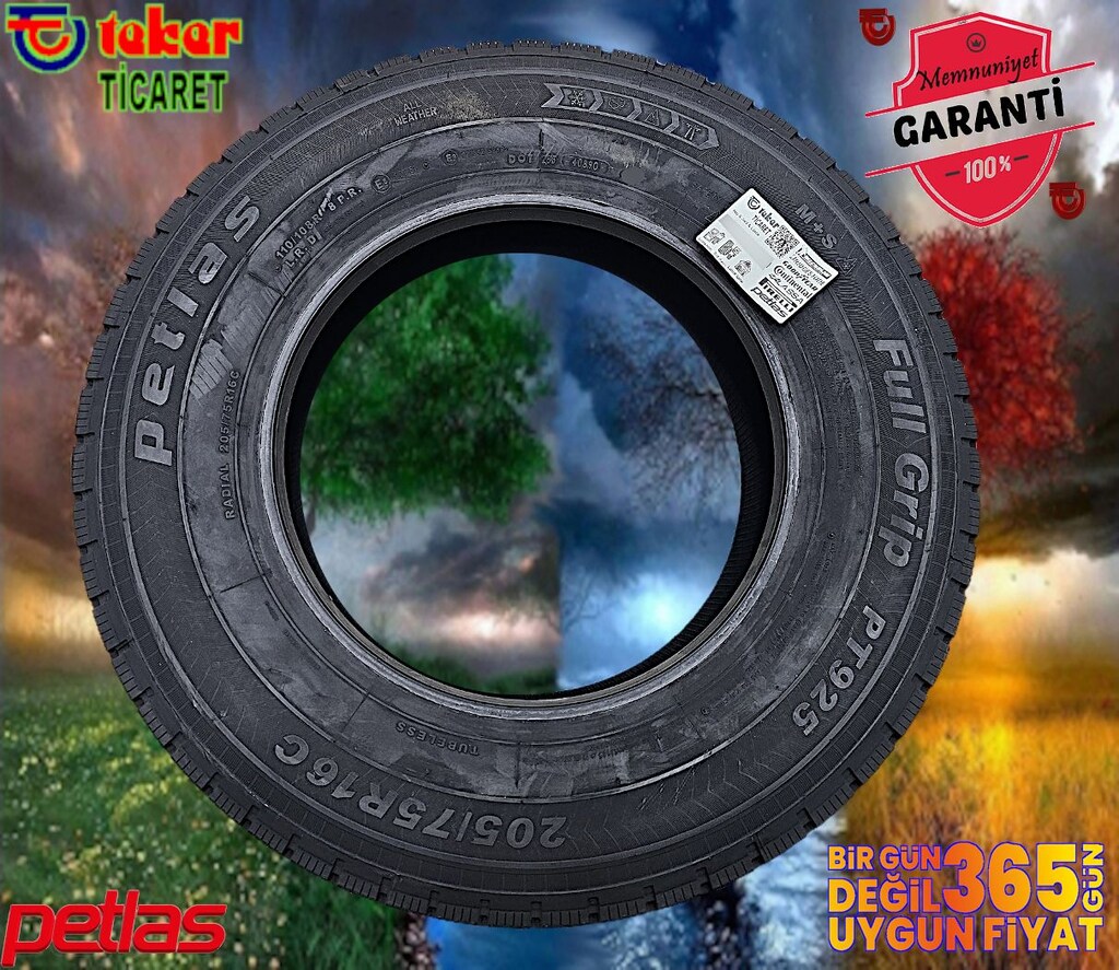 205 75 16 PETLAS PT925 #kış & kar lastiği#4mevsim# Teker Ticaret - 2