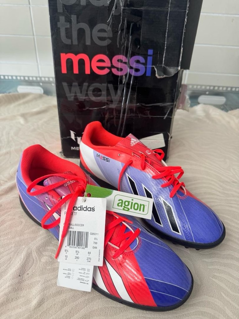 Orijinal Etiketli Sıfır Adidas F5 TRX TF Messi Halı Saha - 44 Numara ( - 3