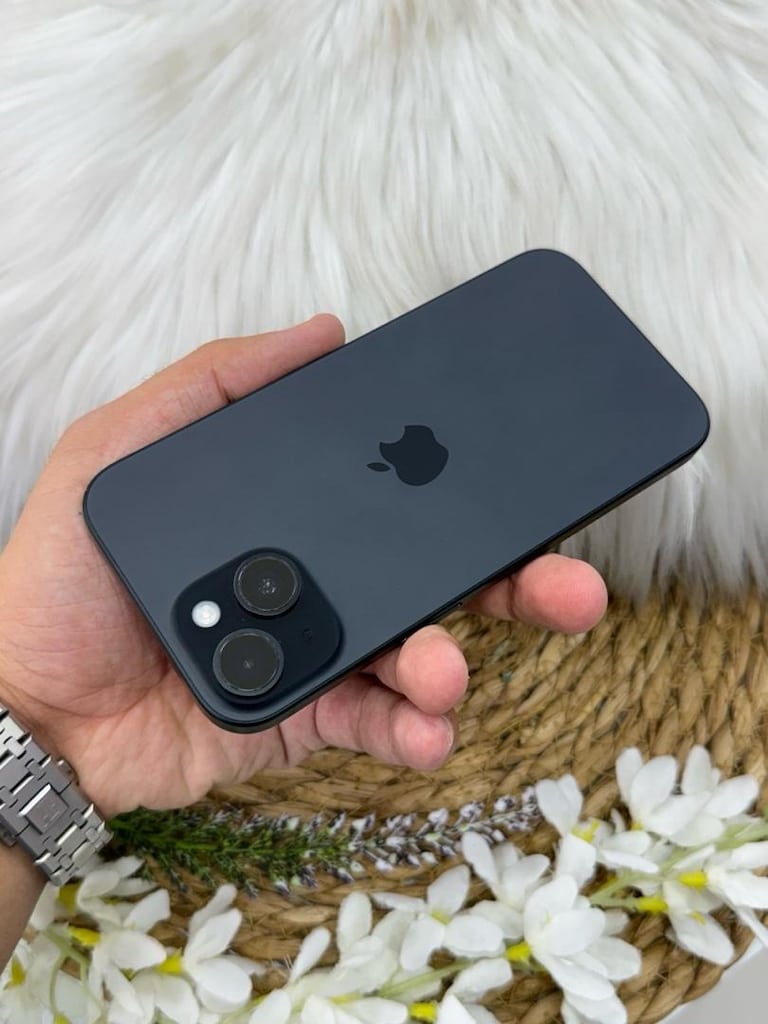İPHONE 15 128GB 20 AY GARANTİLİ PİL 98 KUTU FATURALI HATASIZ - 6