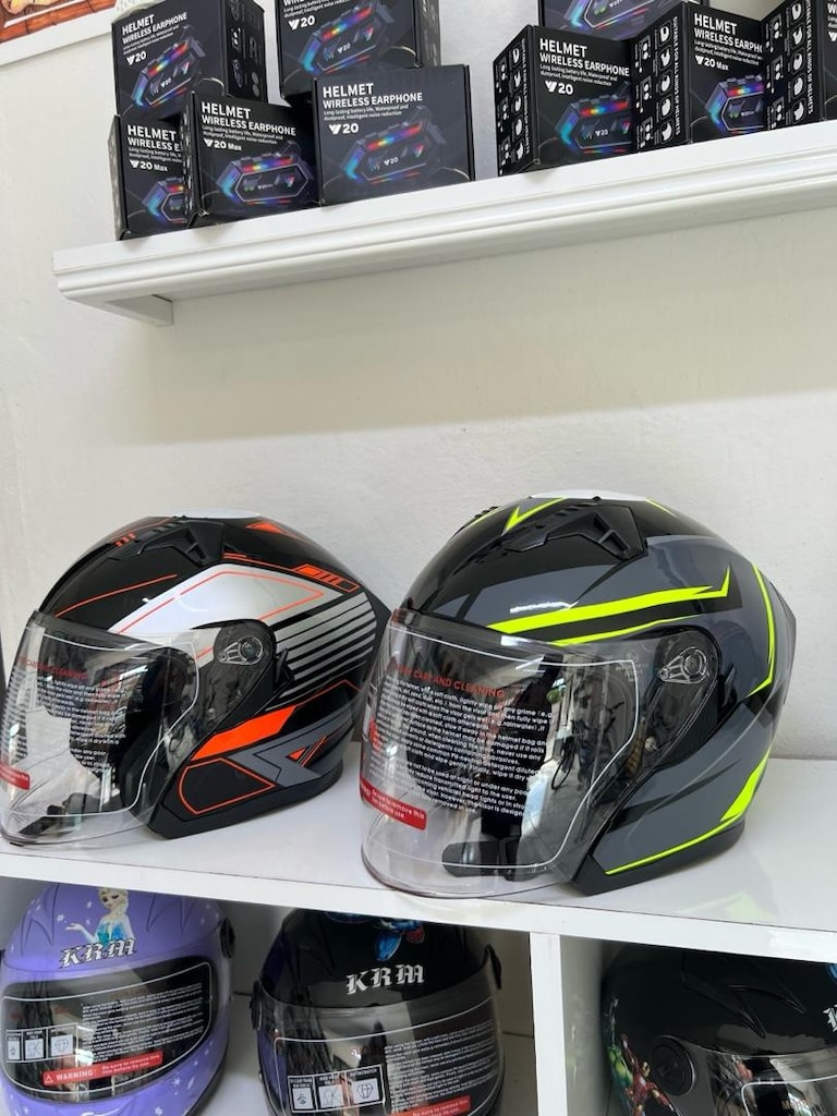 yarım kask Güneş vizörlü - 7