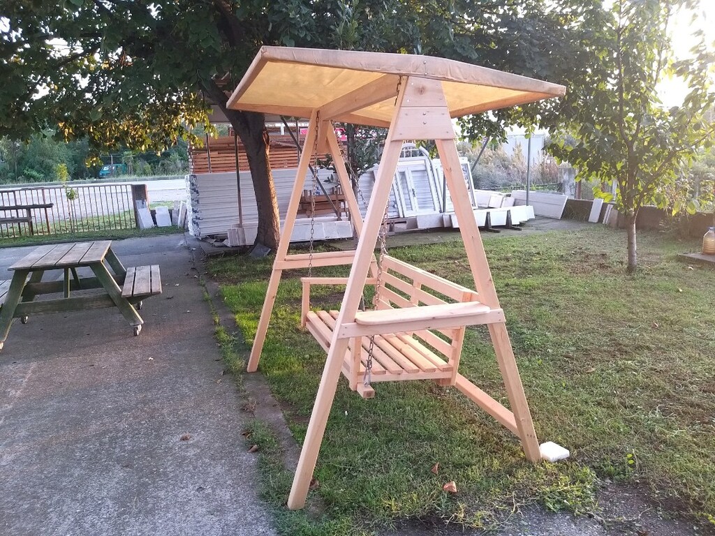 Ahşap salıncak, bahçe salıncağı - 3