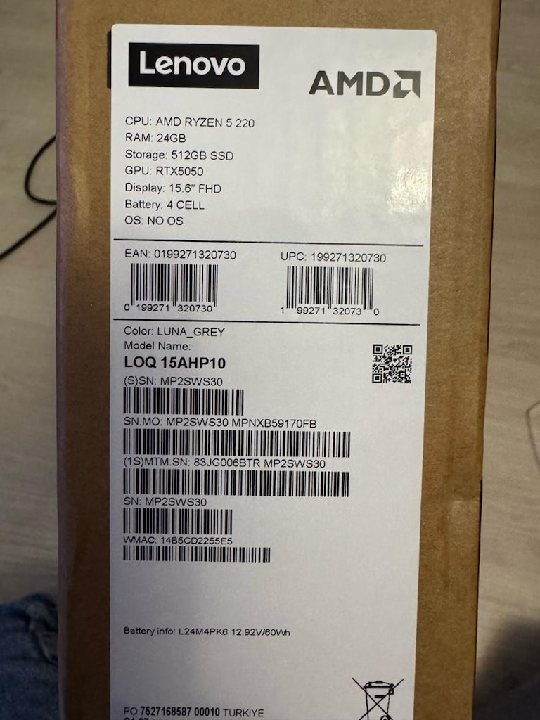 26 ay resmi garantili Lenovo Loq gaming - 6