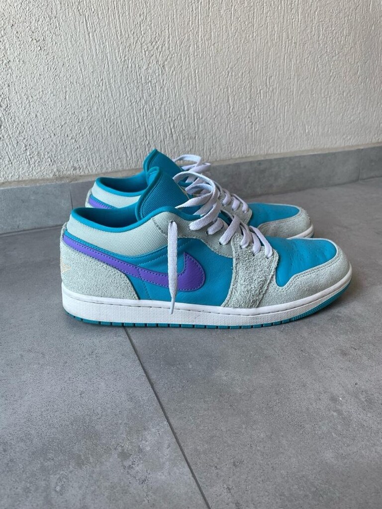Nike Air Jordan 1 Low SE Aquatone Mor Mavi DX4334-300 EU45 Orijinal - 3