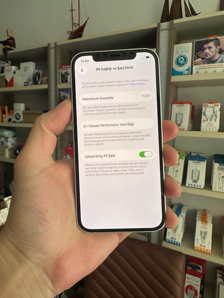 12 128 Gb hatasız pil 88 değişensiz işlemsiz tr cihaz tertemiz - 5