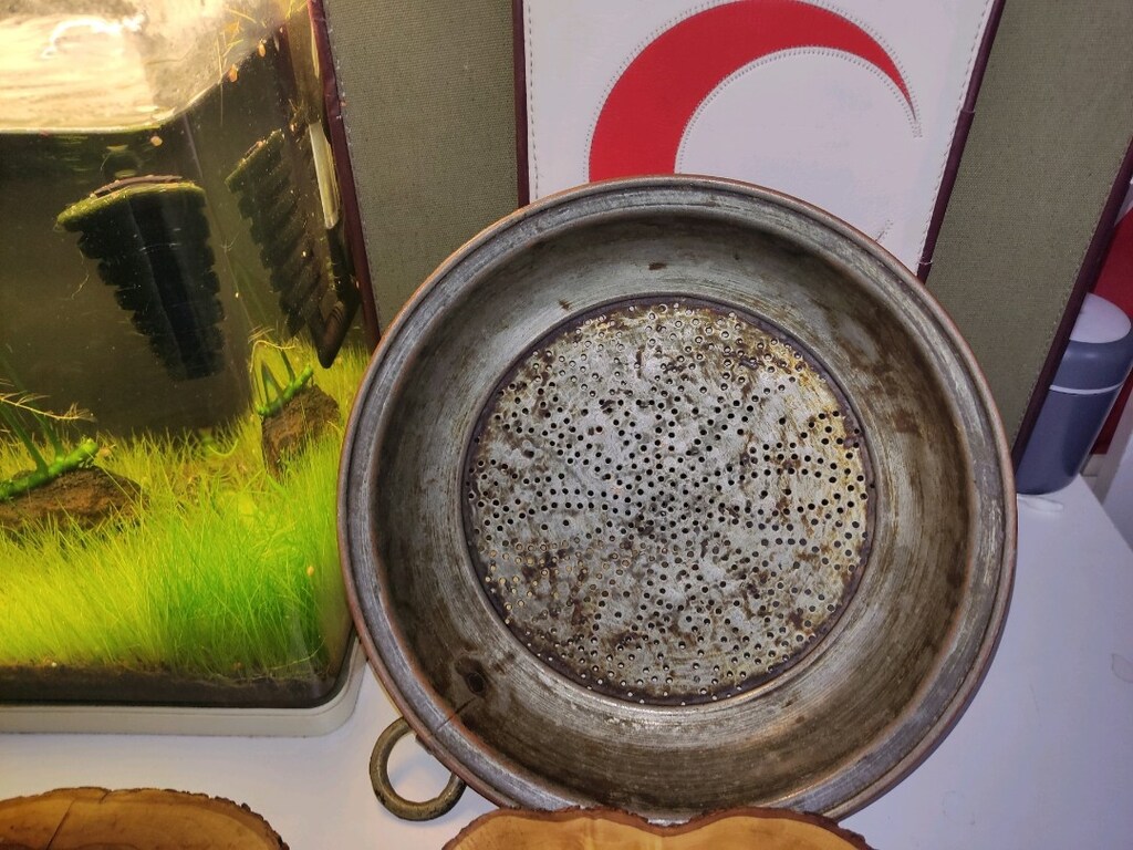 Antika dövme bakır- ütü - Sıhhiye çanta. - 5
