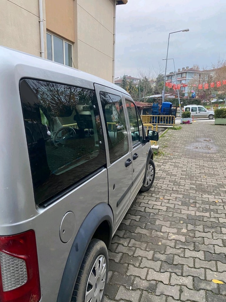 Gri kumaş araç koltuğu - 5