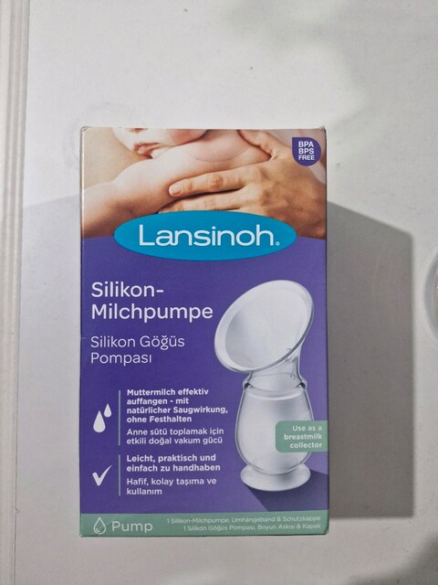 lansinoh silikon göğüs pompası