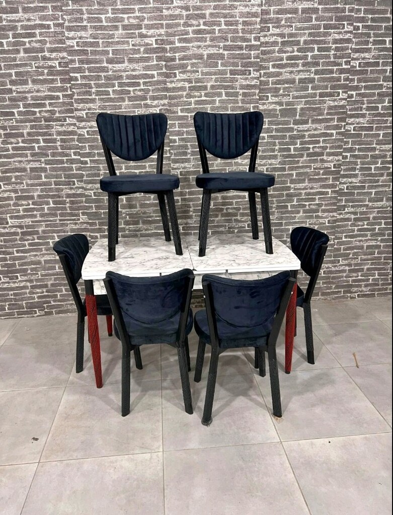 6 KİŞİLİK KATLANIR YEMEK MASASI MDF - 2