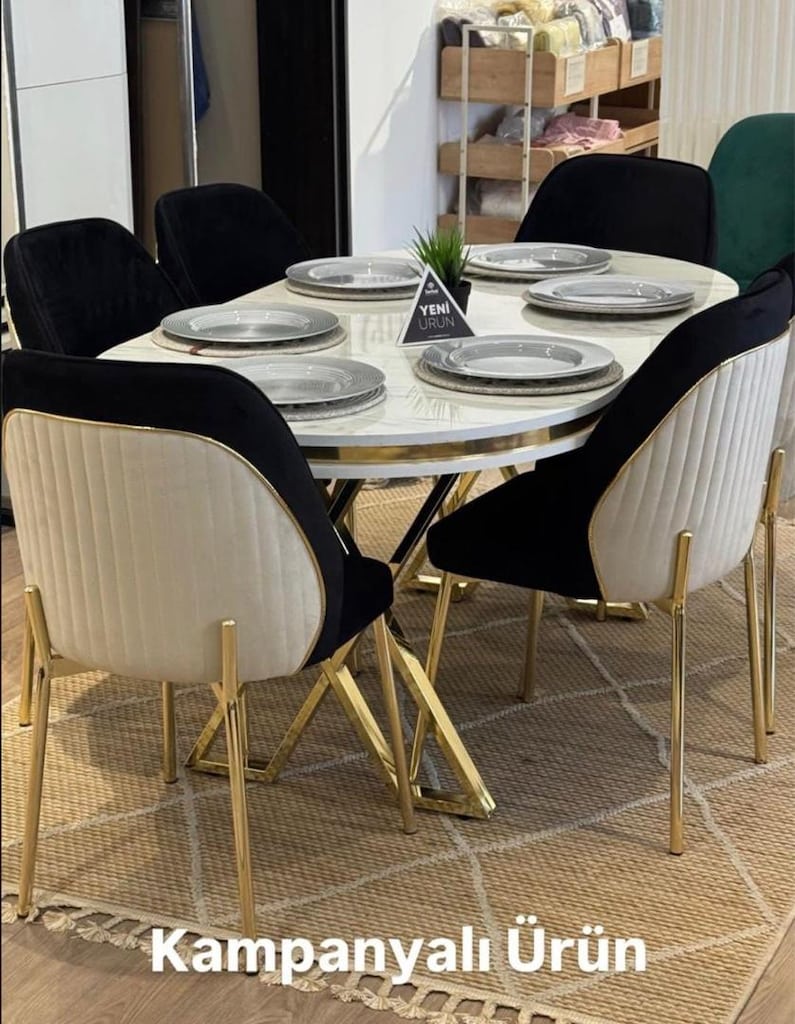 yemek masasi ve 6 sandalye ıle birliktw - 3