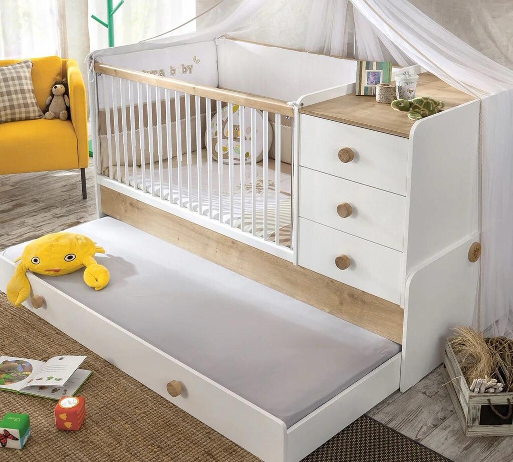 Baby Natura Büyüyen Bebek Karyolası (Ebeveyn Karyolalı) i - 3