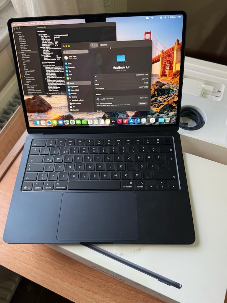 MACBOOK AİR M4 16 RAM (SIFIR GİBİ) - 9