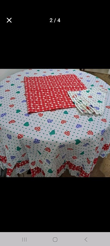 Bahçe Mutfak masa örtüsü takımı - 2