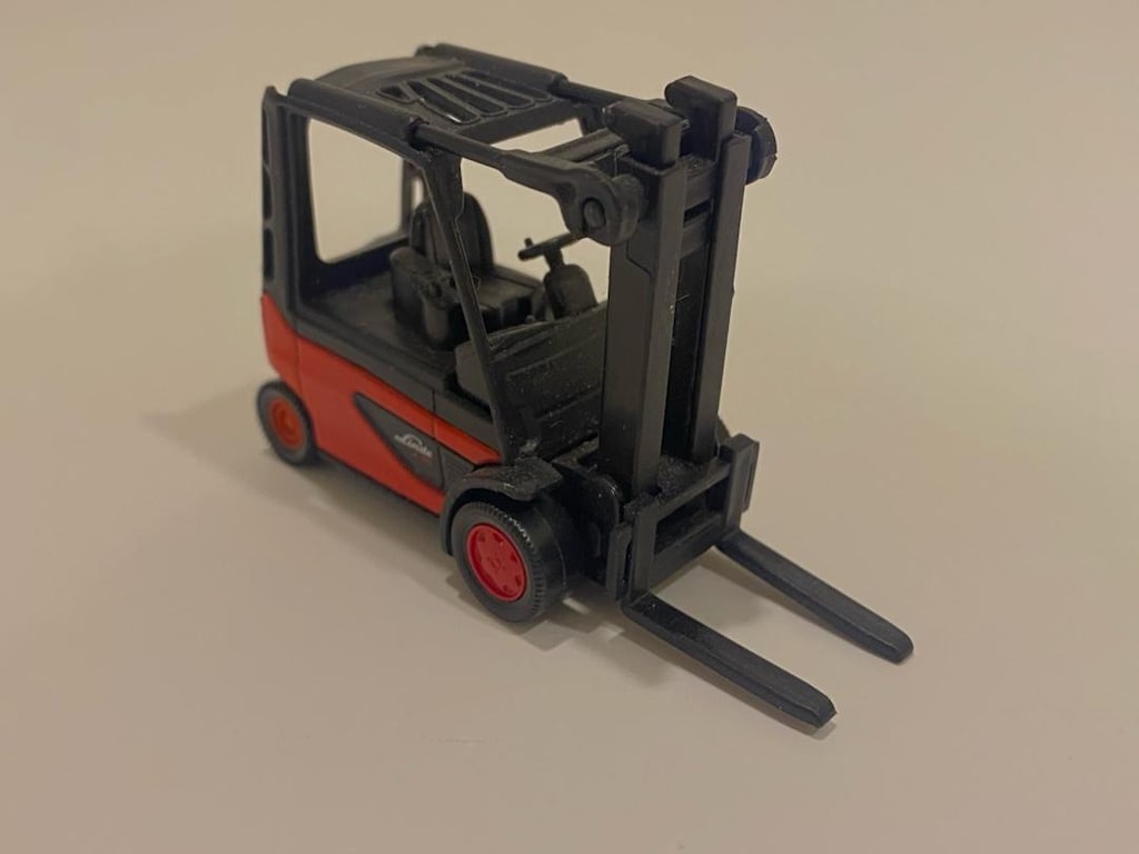Siku 1/50 LİNDE E35 diecast forklift - 5