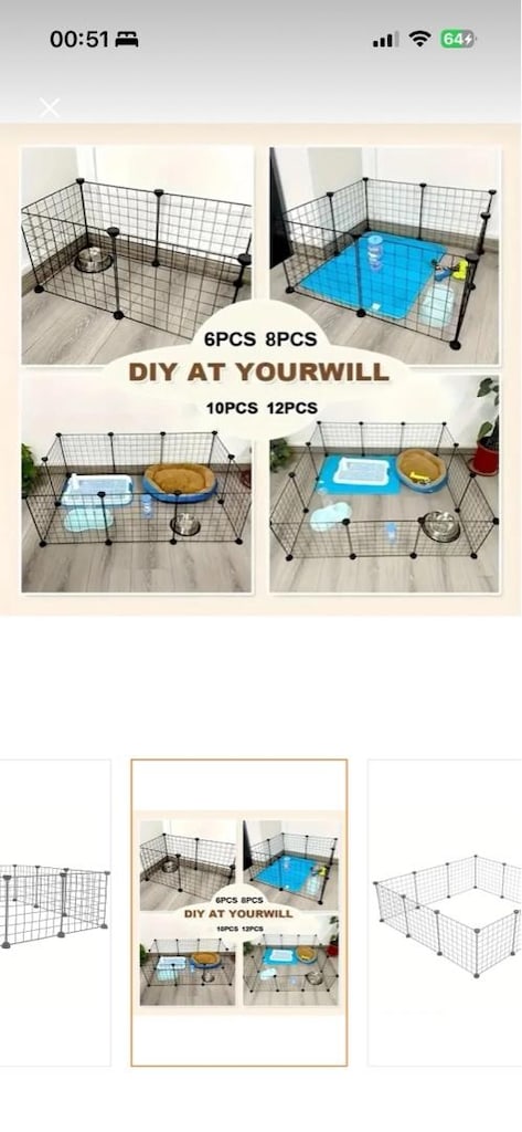evcil hayvan oyun evi veya kafesi - 4