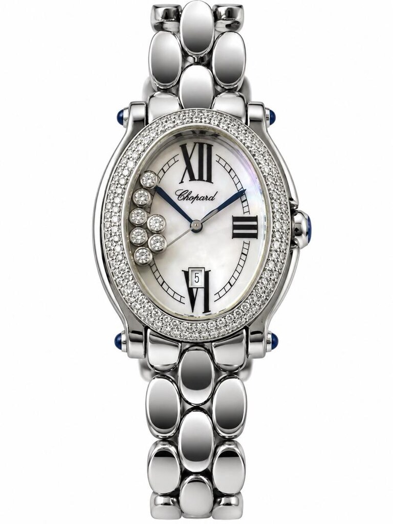 Chopard Happy Sport 27/8418-23 Pırlantalı Çelik Saat - 2