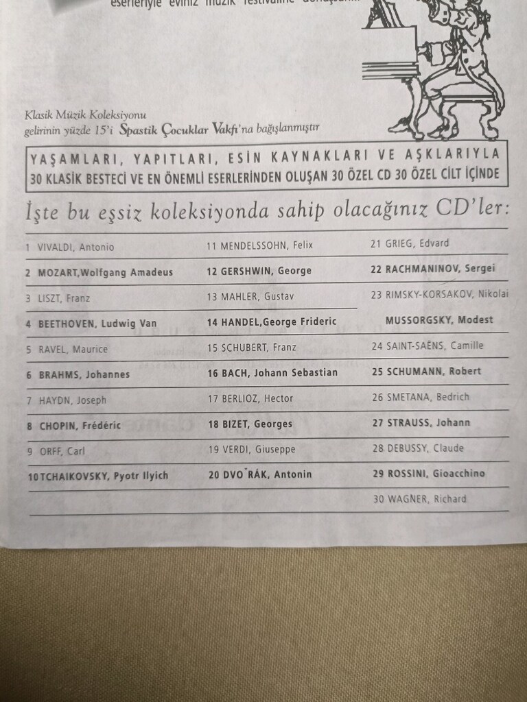 Klasik müzik CD set - 2