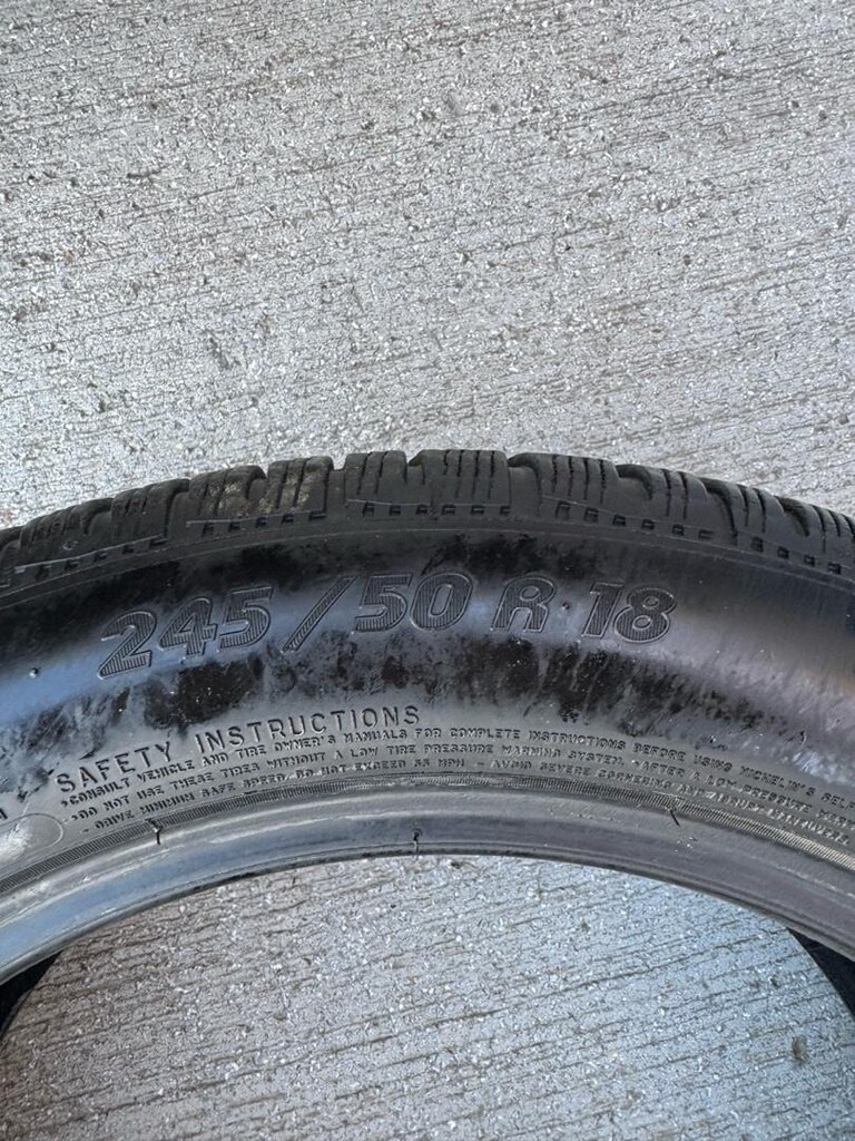 michelin kışlık lastik 245/50/18 - 8
