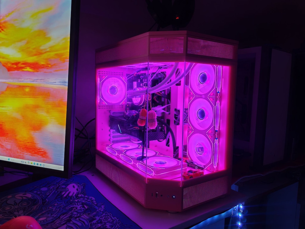 Acegeek Icecube 7 FANLI PEMBE AKVARYUM KASA BOŞ - 2