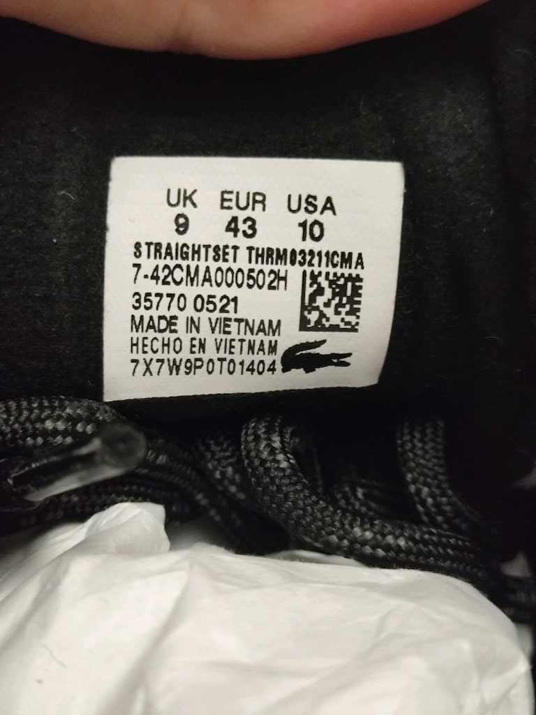 Lacoste 43 numara bot - Sıfır - 4