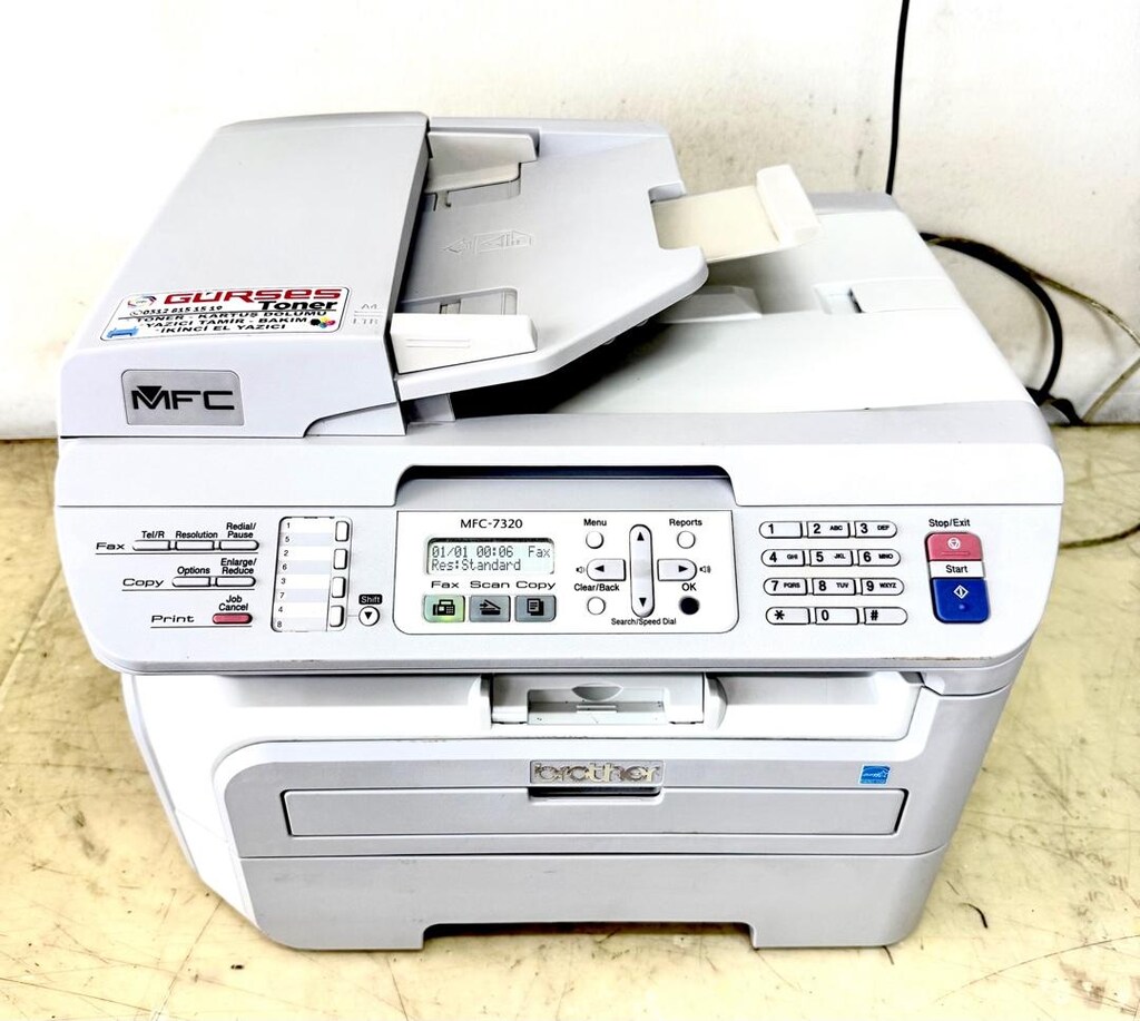 Yazıcı Brother 7320 Fotokopi Tarayacı Faks Ekonomik Bakımlı - 5