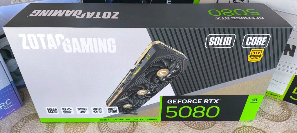 zotac gaming solid core RTX 5080 SIFIR KAPALI KUTU - 2