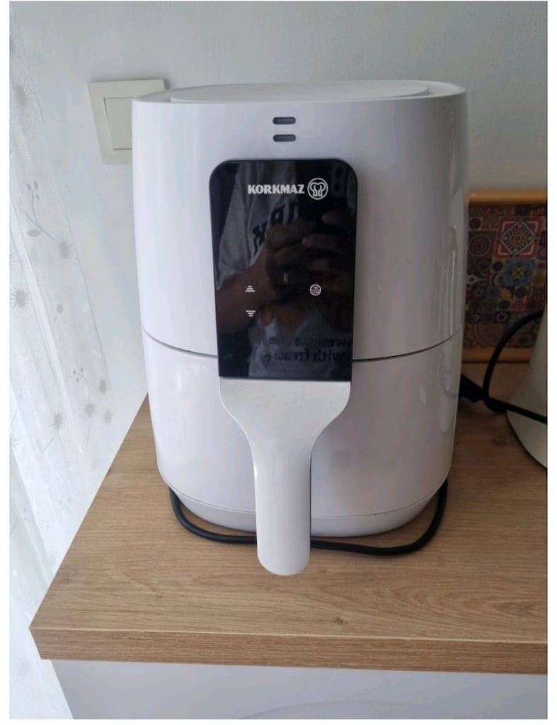 korkmaz beyaz airfryer - 3