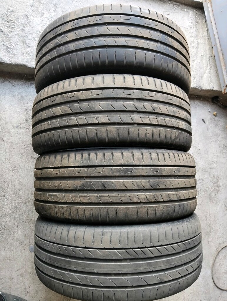 245 45 19 YAZLIK, CONTİNENTAL MARKA DÖRT ADET LASTİK DİŞLERİ İYİ DURUM - 2