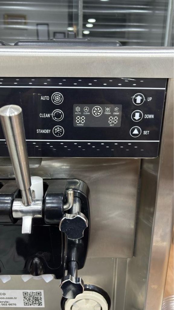 Vosco VD635AP 3 Kollu Soft Dondurma Makinesi – 28 Lt/Saat - 6