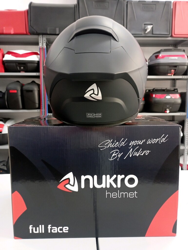 Nukrotech Fullface Motosiklet Kaskı Tüm Bedenler - 4