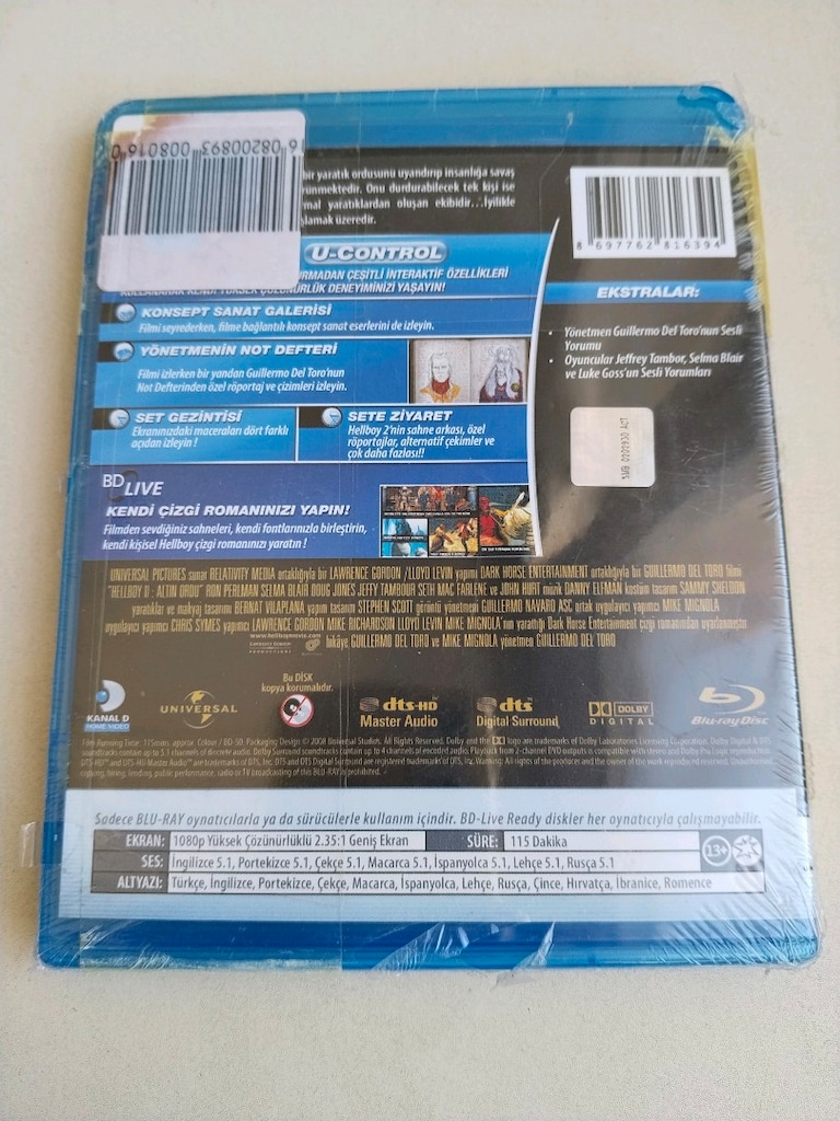 orijinal ambalajında Blu ray film - 2