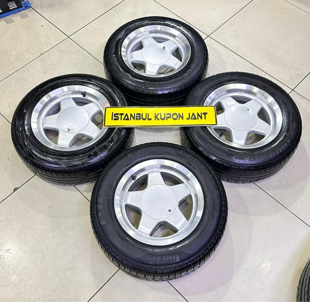 jant lastik takımı Cms40 Aynalı Slk sıfır ayarında hatasız Tofaş çelik - 8