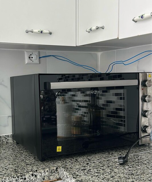 Kumtel LX-9625 Turbo 70 Litre midi siyah fırın