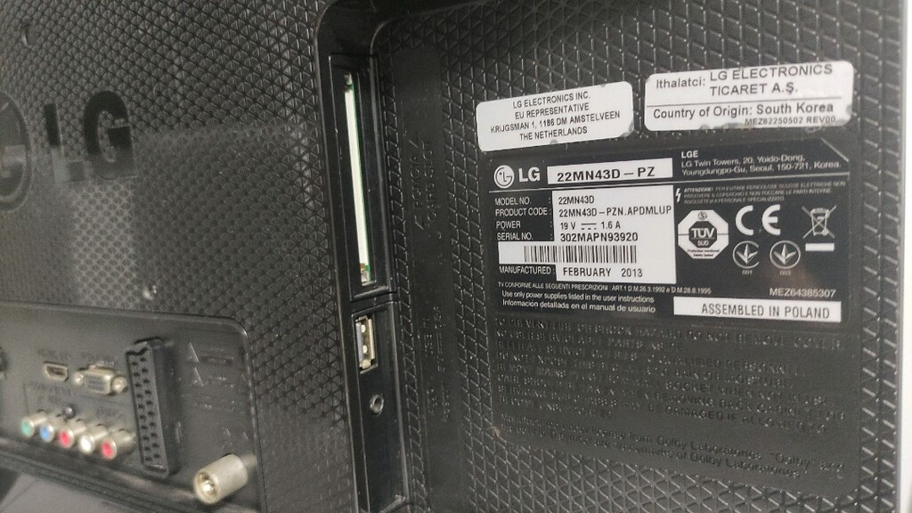 LG led televizyon 22' 55 ekran askı aparatı kumanda - 3