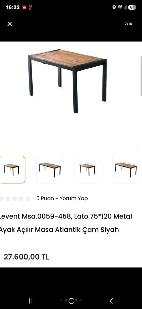 MUTFAK YEMEK masa ve sandalye takımı - 17