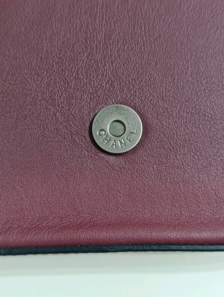 ZİNCİR ASKILI BORDO DERİ ÇANTA - 8