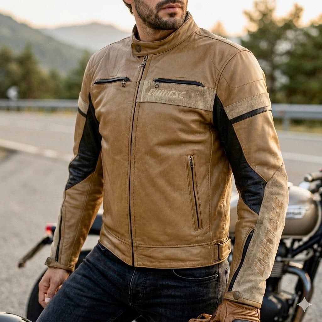 Dainese G. Stripes Evo C2 Deri Mont-50 Beden-Sıfır Kondisyon - 11