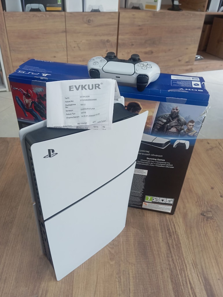 BİLKOM SONY TÜRKİYE 21 AY GARANTİLİ PS5 SLİM DİGİTAL SON SERİ 1KOL - 9