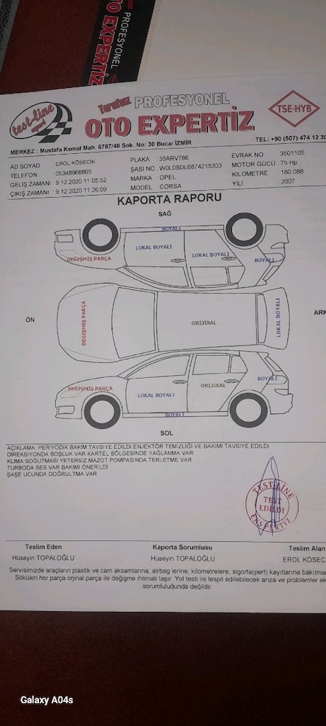 Beyaz Opel Corsa - 8