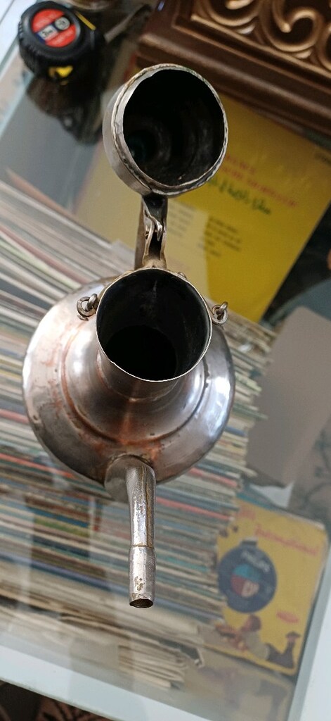 ibruk el yapımı bakır ibruk kapak hariç 23 santim uzunluk en 13 santim - 2