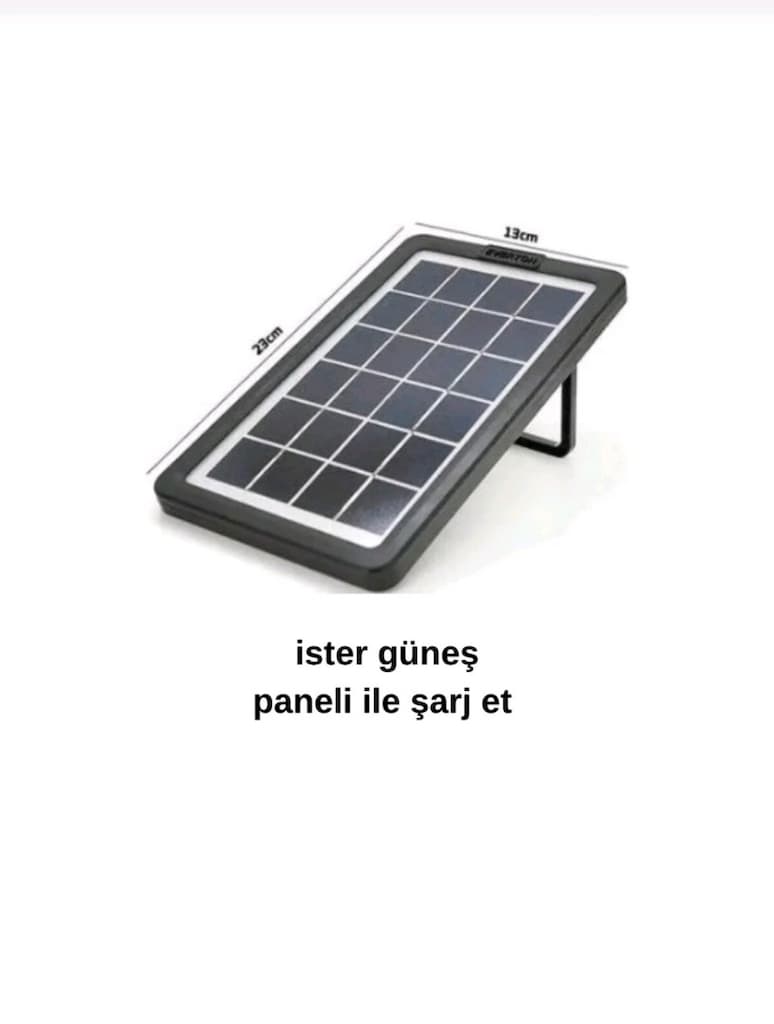 Taşınabilir Güneş Enerjili Aydınlatma Sistemi – Solar Panel - 6