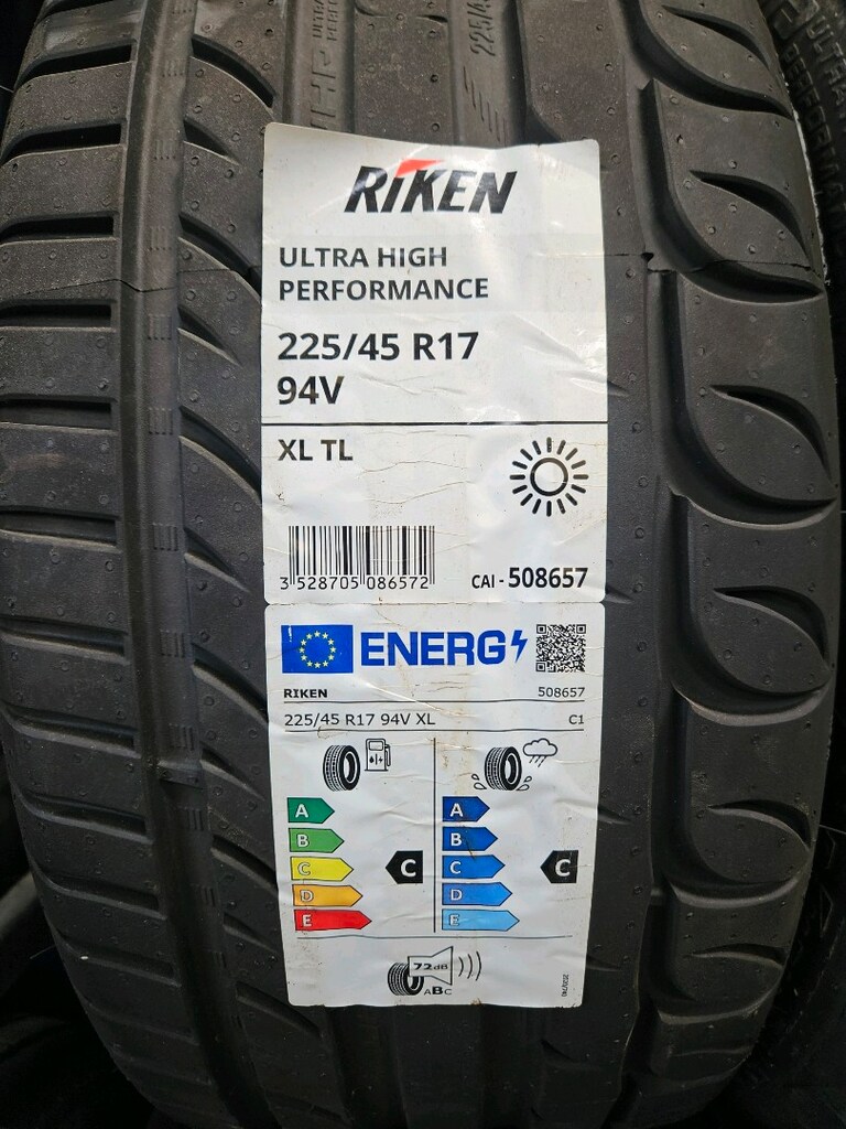225 45 17 riken 2025 adet fiatı 3750 - 2