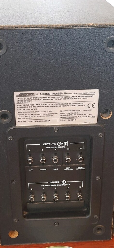 Bose Acoustimass 10 - 7