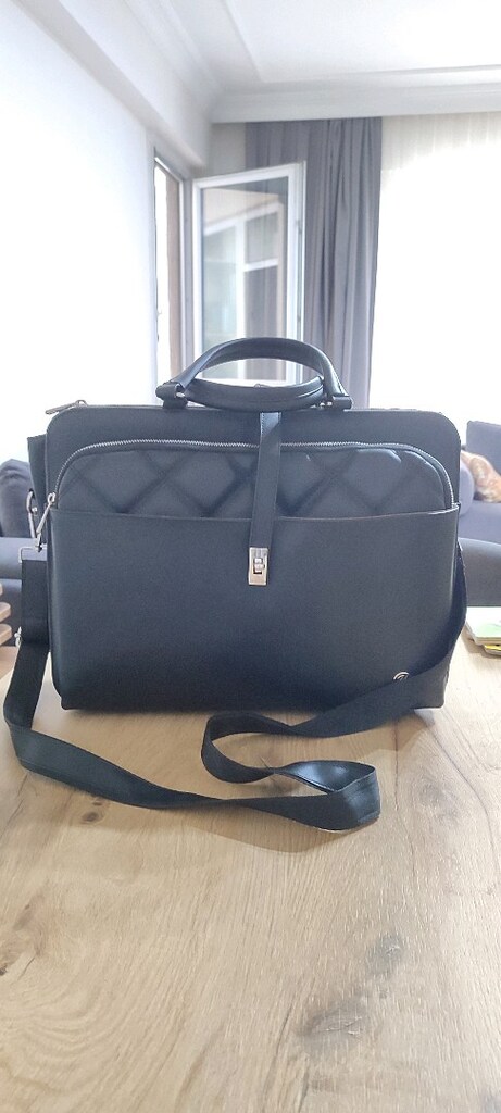 Unisex 15 & 15.6 Inç Laptop Evrak Avukat Çantası - 14