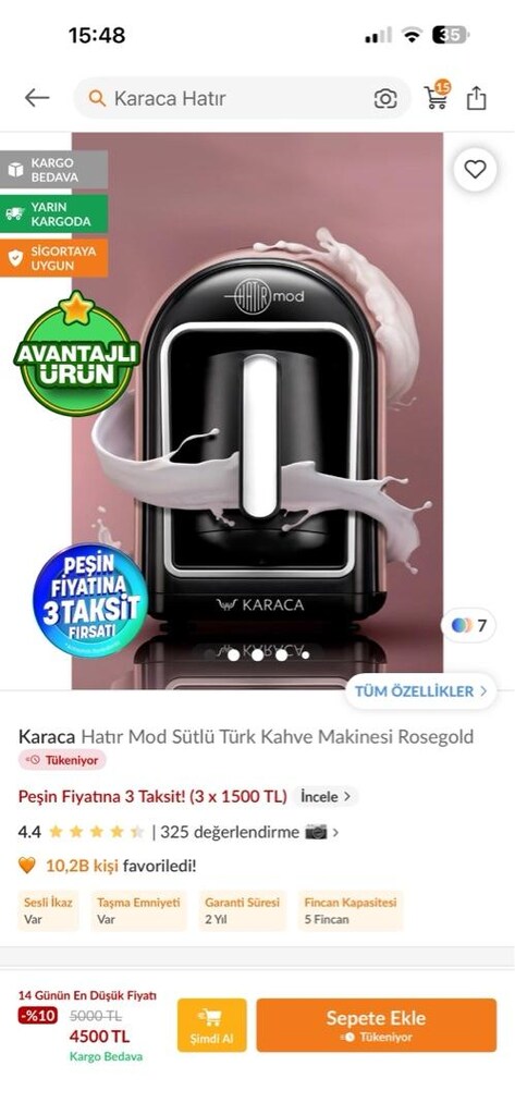 karaca hatır kahve makinesi - 5