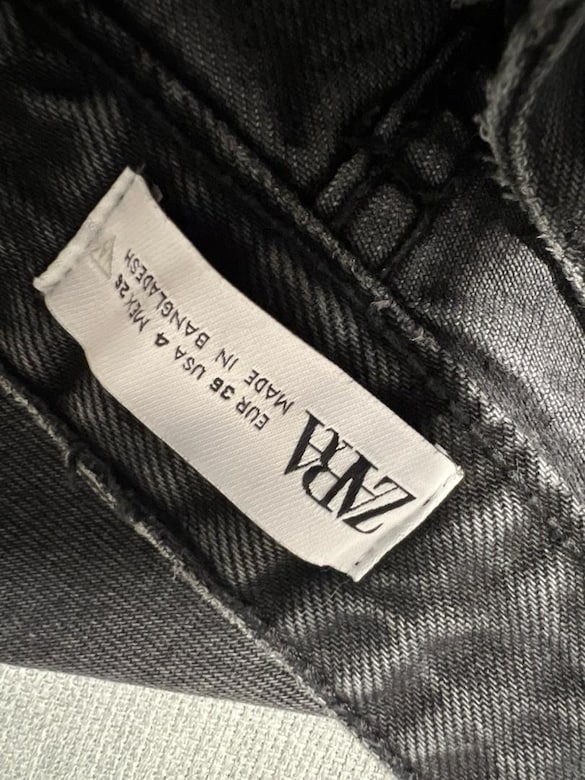 Zara trf high waist wide leg jeans - 3